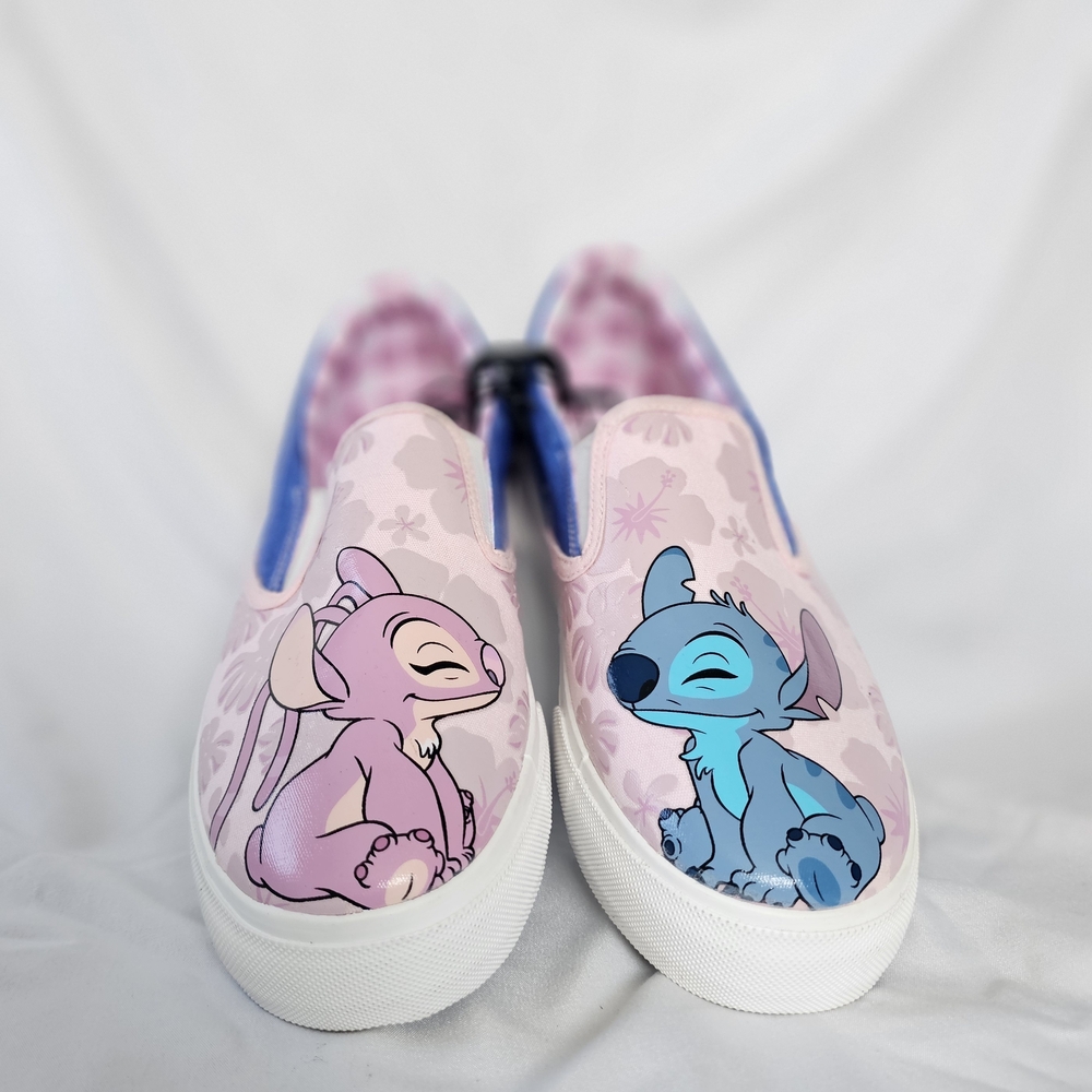 Disney Stitch & Angel SLIP-ON Shoes 8.5